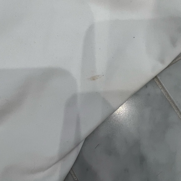 Lululemon Clear the Court Crop 21 inch white mesh leggings size 6 - Picture 10 of 10